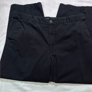 Harbor Bay Waist Relaxer Relaxed Fit Black Denim Jeans Men's 40x26 Big Tall
